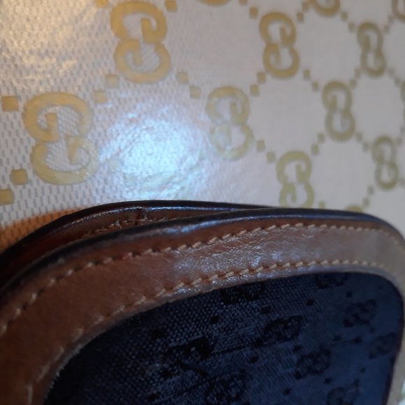 GUCCI 1980's Black Coin Wallet Small - Picture 9 of 15